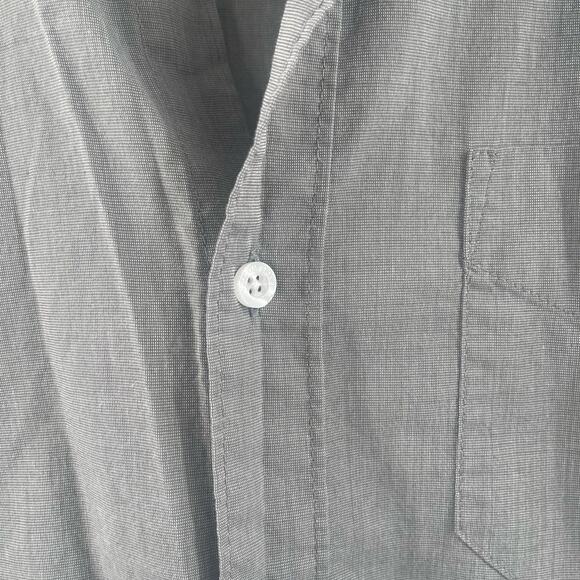 VOLCOM Shirt Size Medium Button Down Classic Fit Gray Skate Surf Snow Lifestyle - Picture 5 of 11